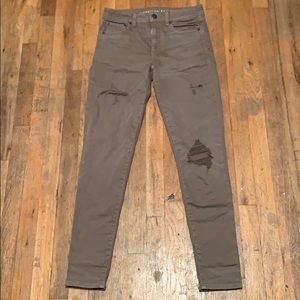 Mid rise skinny jeans